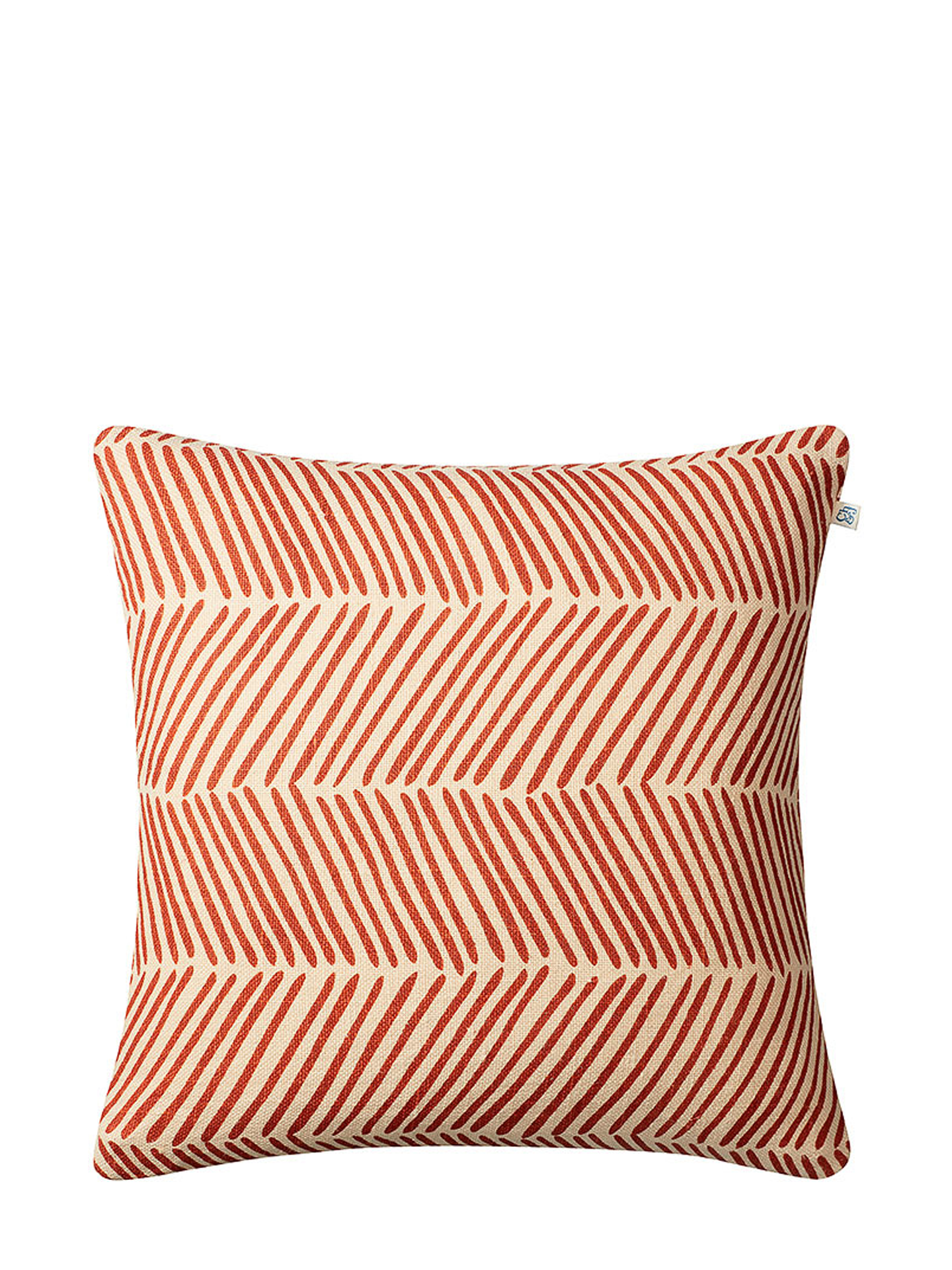 Rama Cushion Cover, Light Beige/Apricot Orange