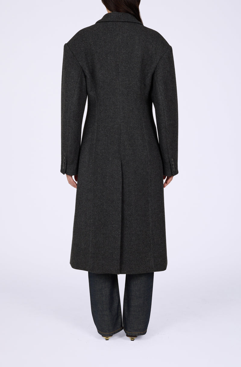 Peacoat Wool Coat