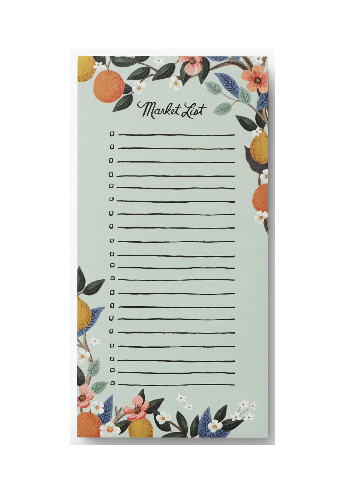 Citrus Grove Shopping List