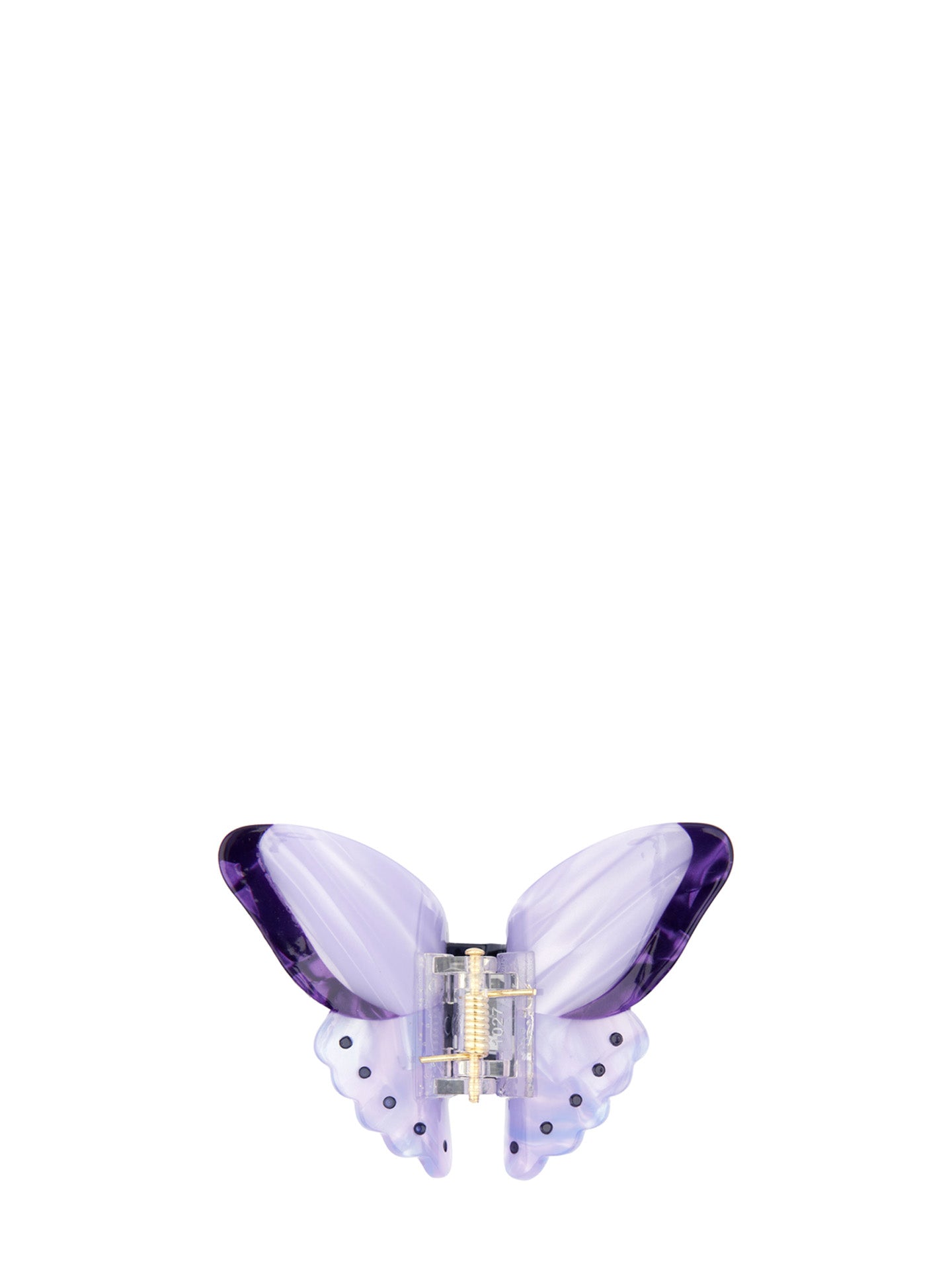 Purple butterfly hair claw