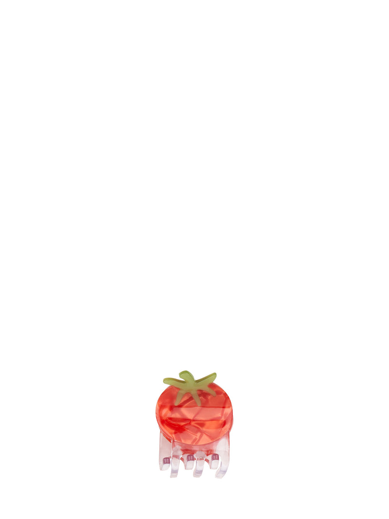 Mini cherry tomato hair claw