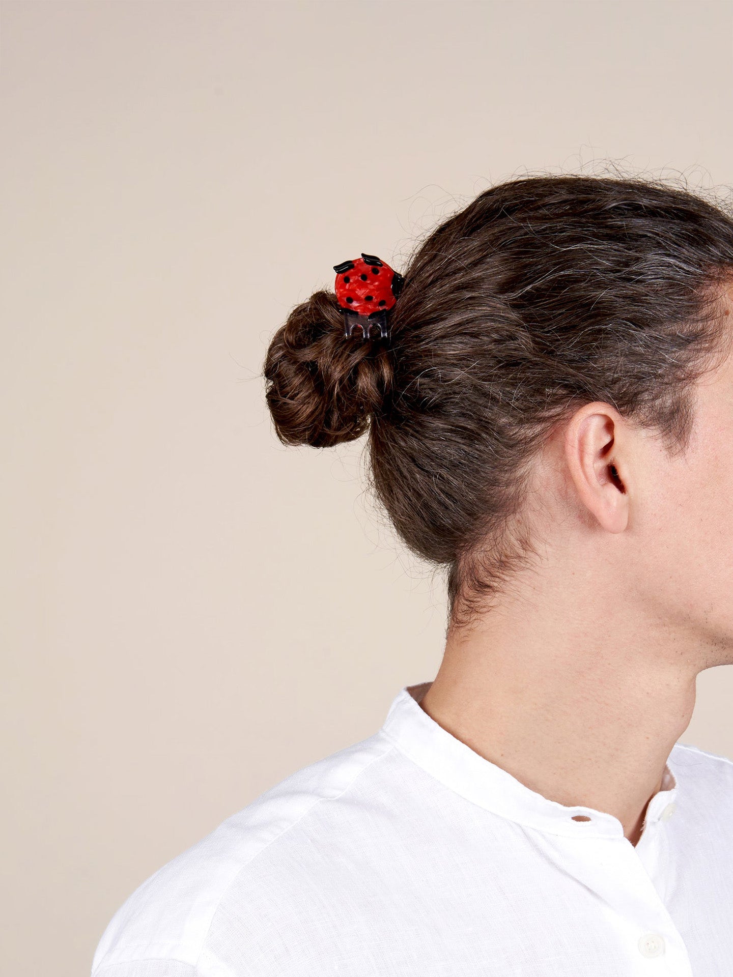 Ladybug Mini Hair Claw