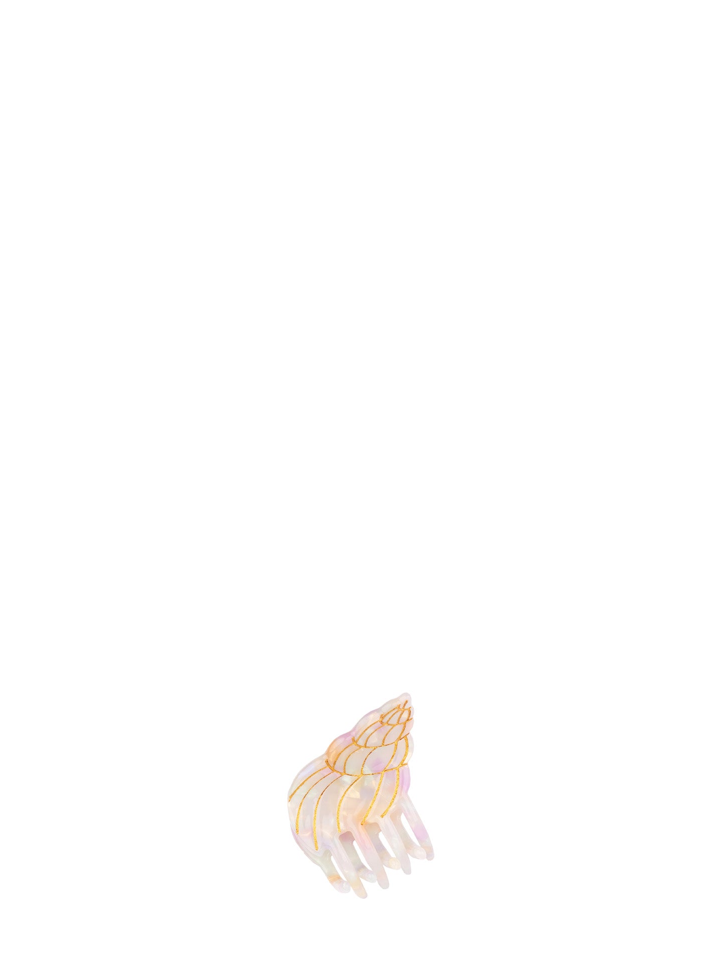 Mini seashell hair claw