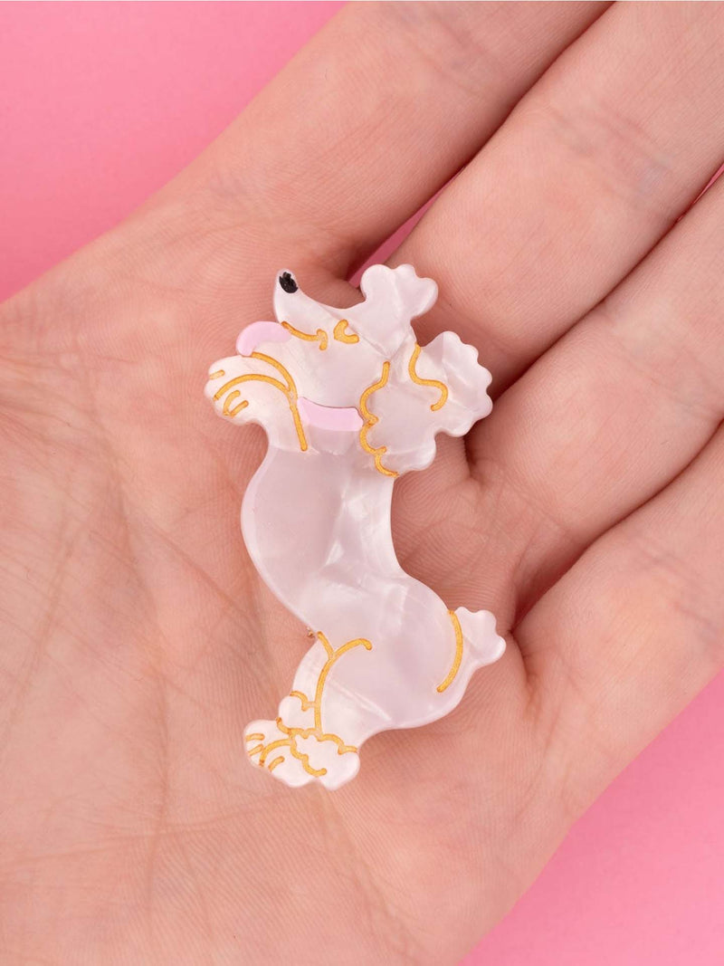 Poodle hair clip