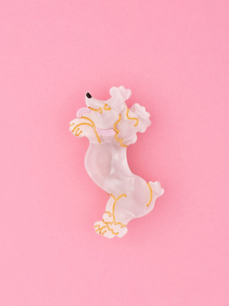 Poodle hair clip