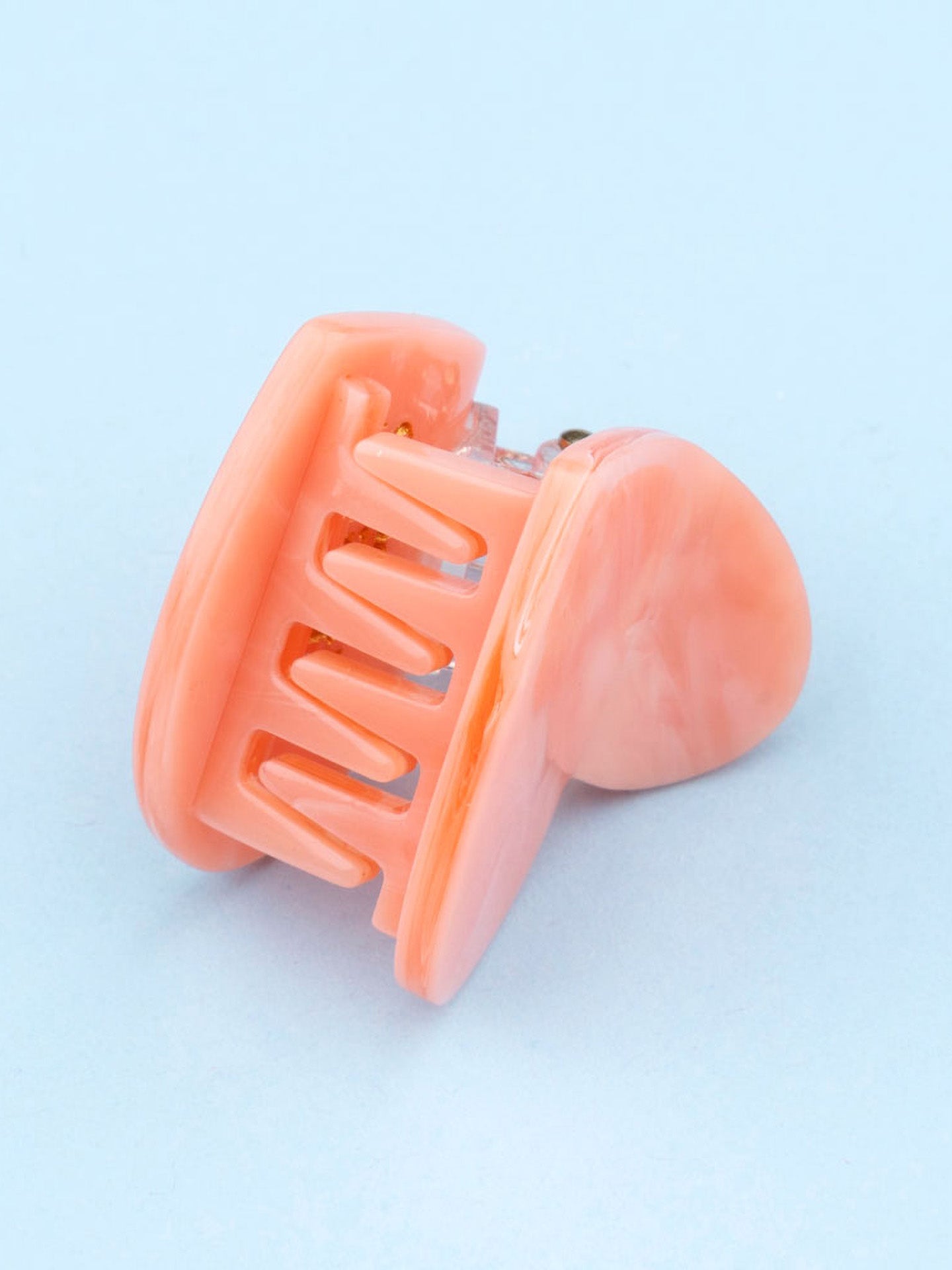 Pink Mini Heart Hair Claw