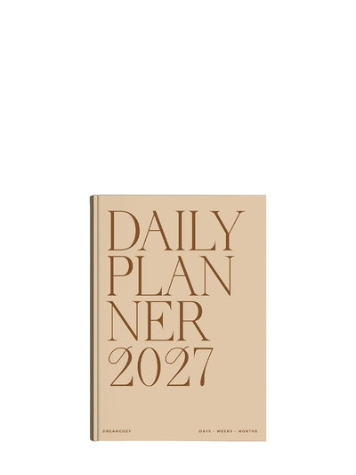 Daily planner 2027, beige