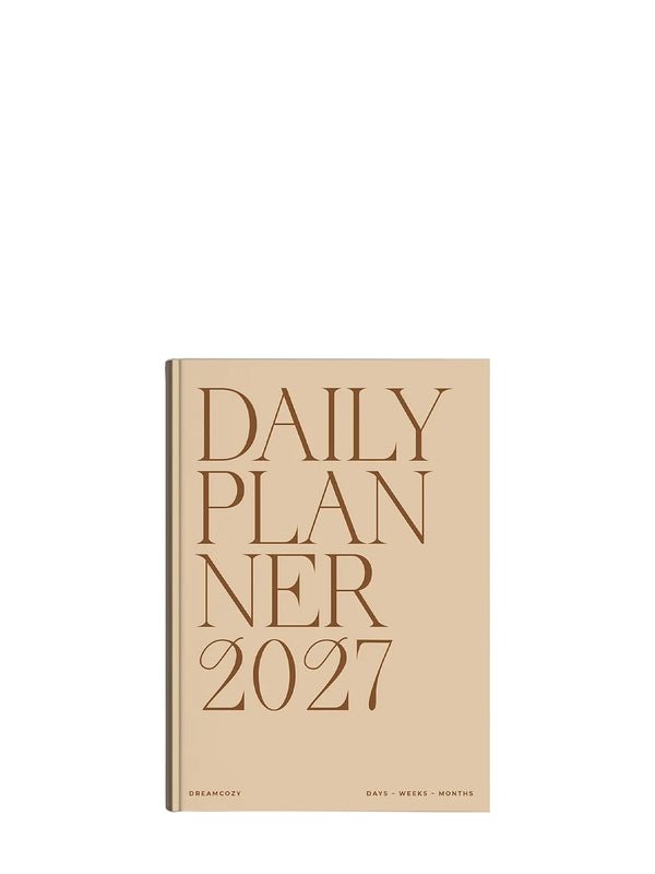 Daily planner 2027, beige