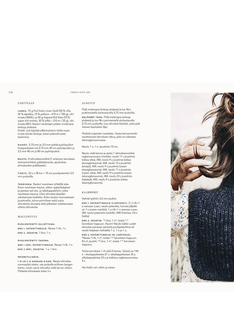 Urban knit iisi – Helpot modernit neuleet (FI)