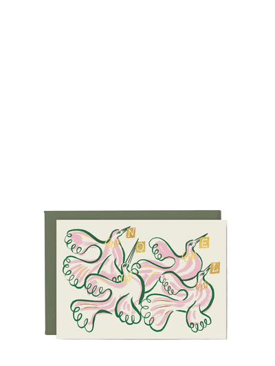 Noel Doves Christmas card