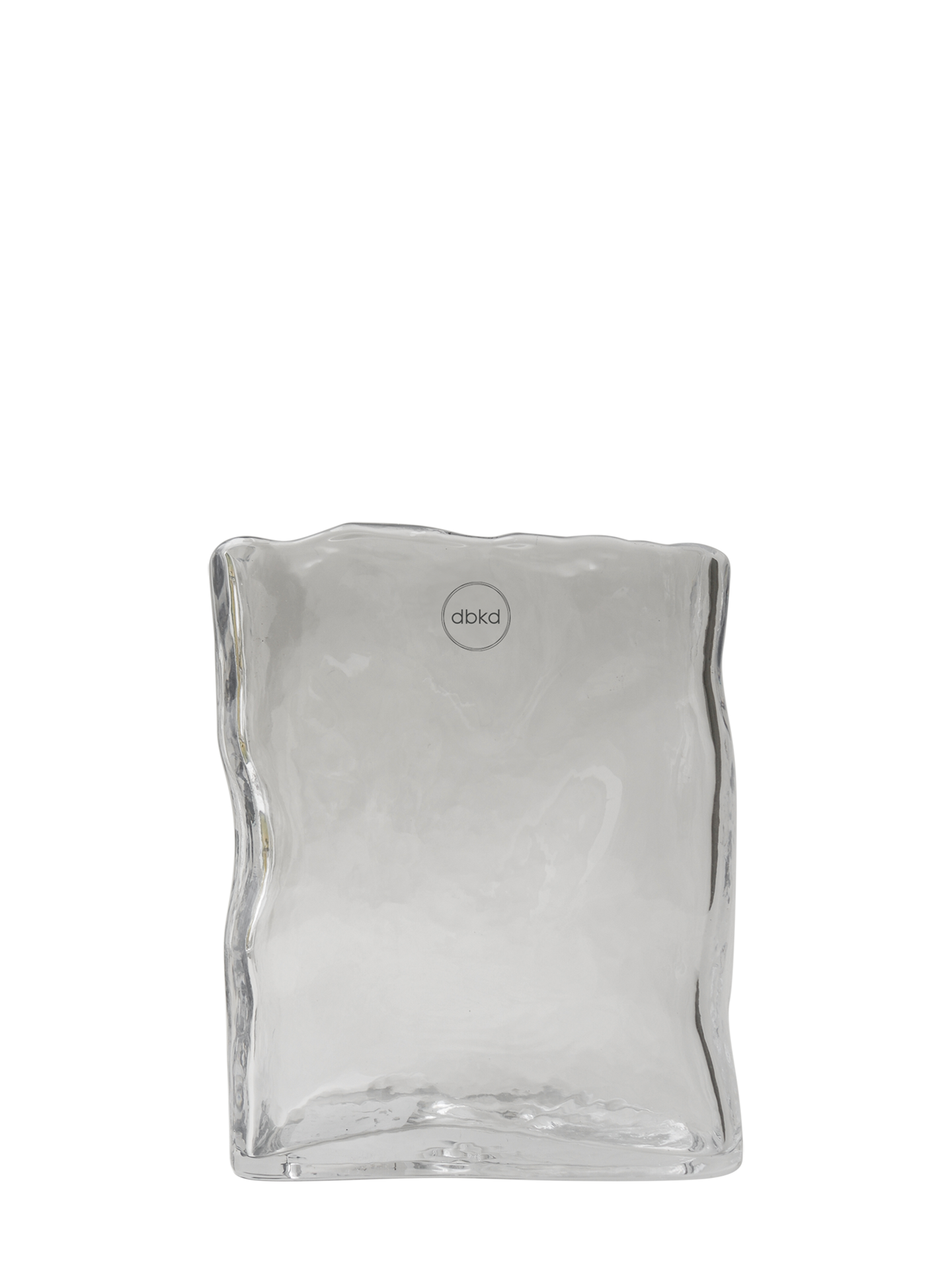 Meadow glass small vase, clear
