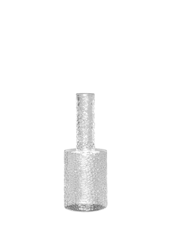 Airy large glass vase, clear