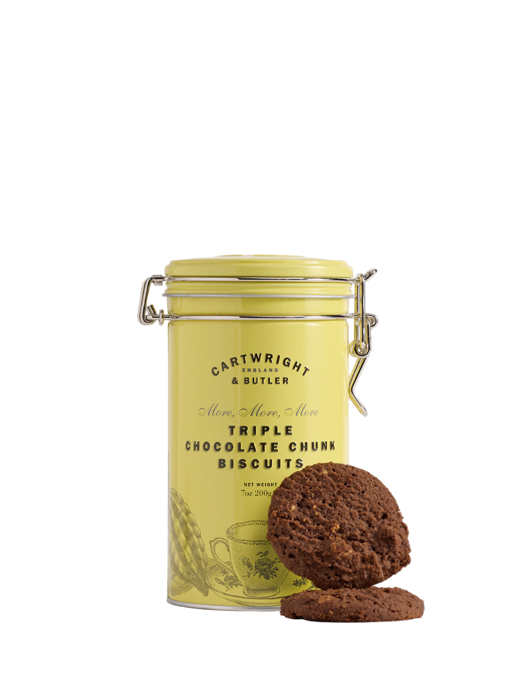 Triple Choc Chunk Biscuits in tin (200g)