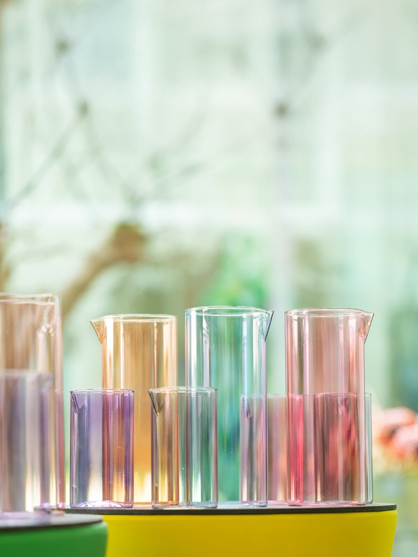 Beaker Vase, Multicoloured (24.5x10cm)