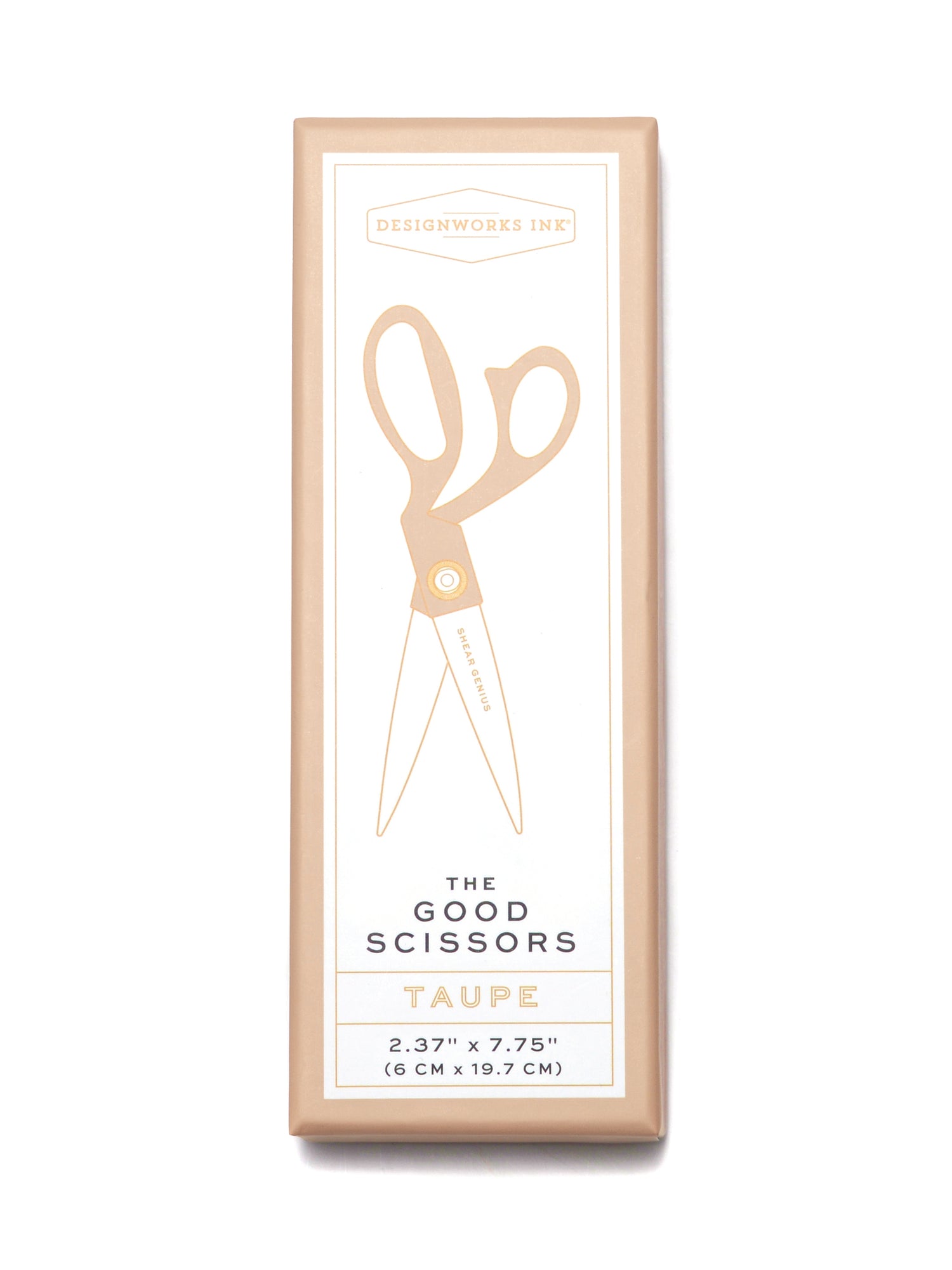 Scissors Shear Genius, Beige/gold