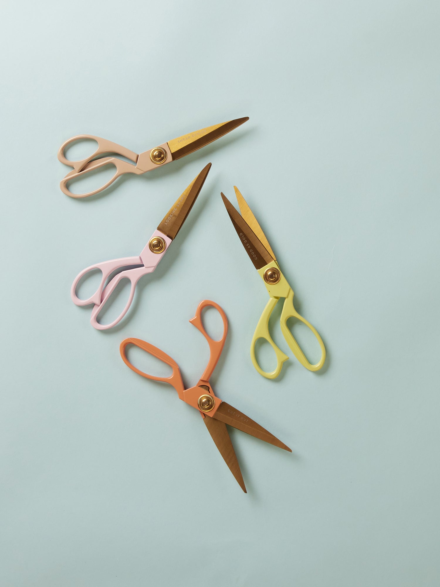 Scissors Shear Genius, Beige/gold