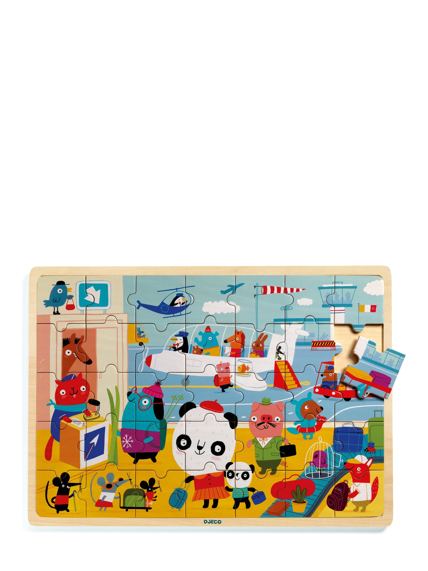 Wooden Puzzle Airport (35 pcs)