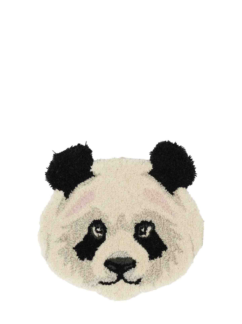 Plumpy panda head rug