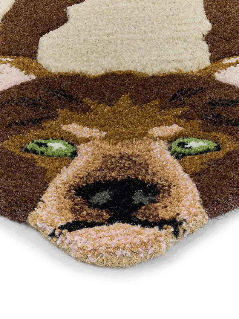Quin bear rug, small