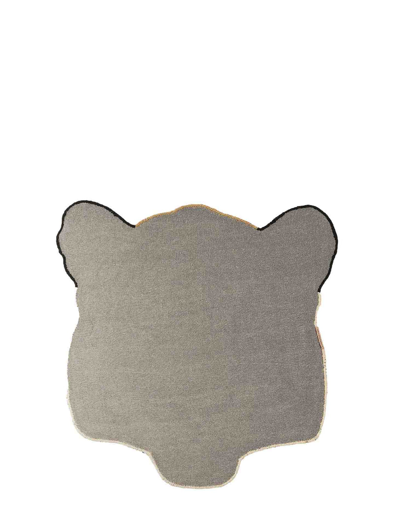 Rajah tiger head rug, large