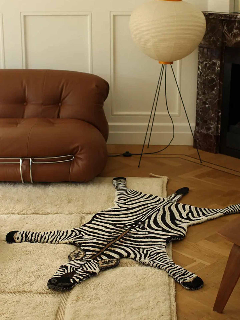 Stripey zebra rug, large