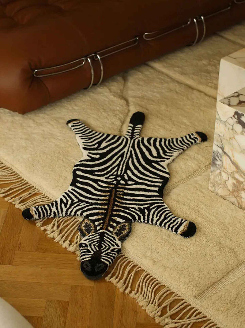 Stripey zebra rug, small
