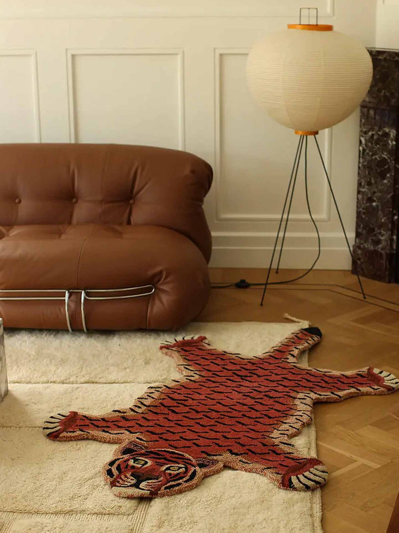 Tula Wise tiger rug, large