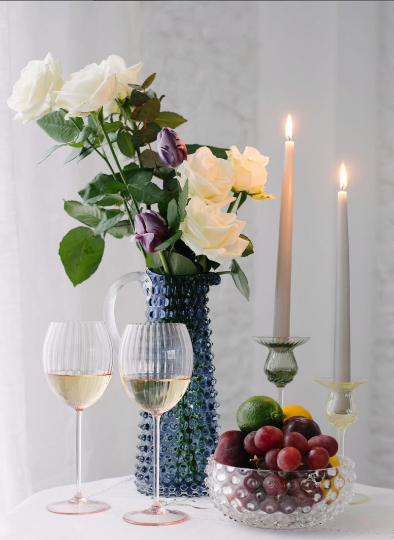Lyon white wine glass, rose pink (380 ml)