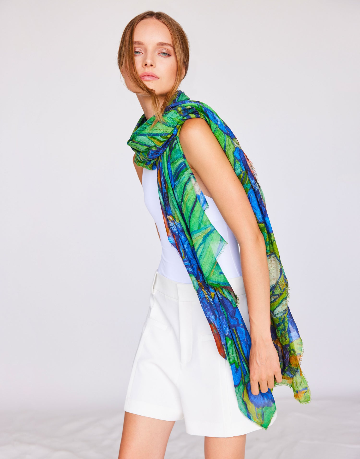 FALIERO SARTI: Vincent Van Gogh scarf, Iris