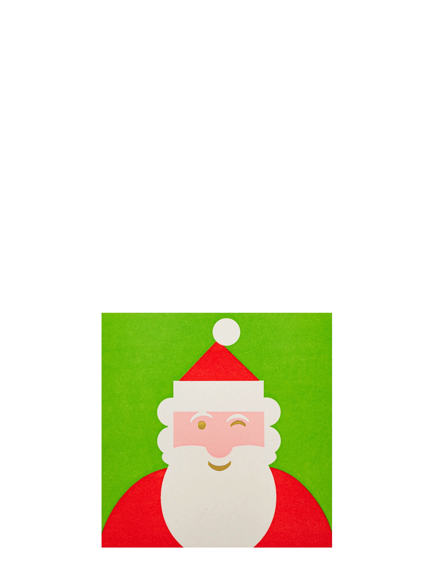 Winking santa matches