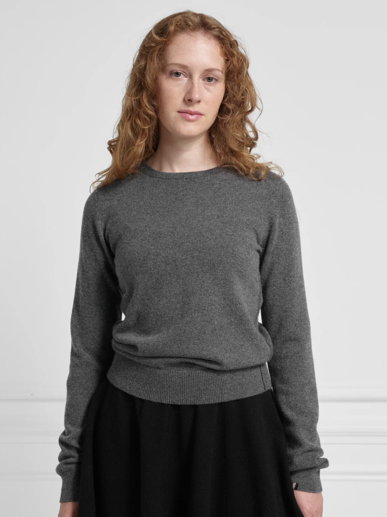 Crewneck cashmere sweater n°41 body, felt