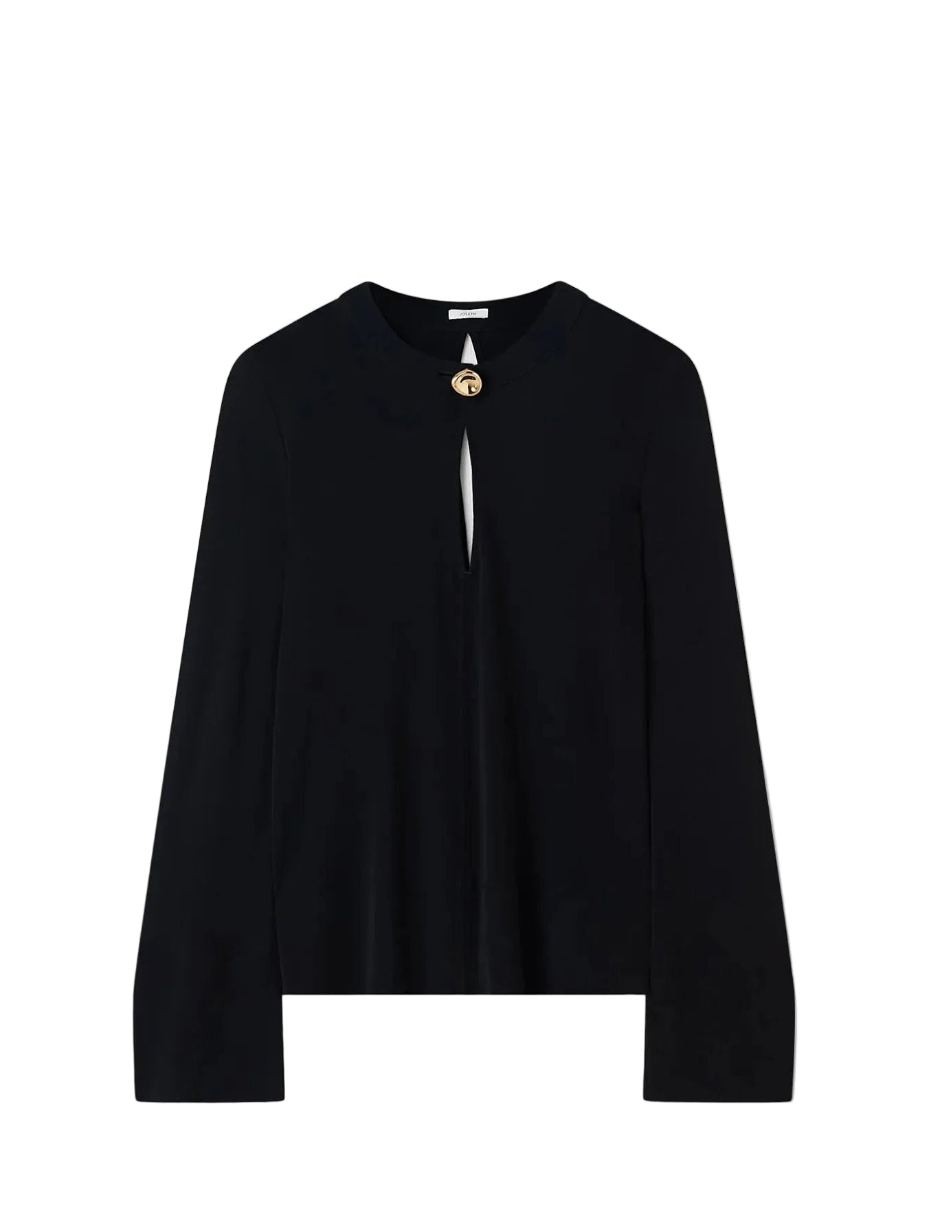 Fabiola top fluid jersey, black