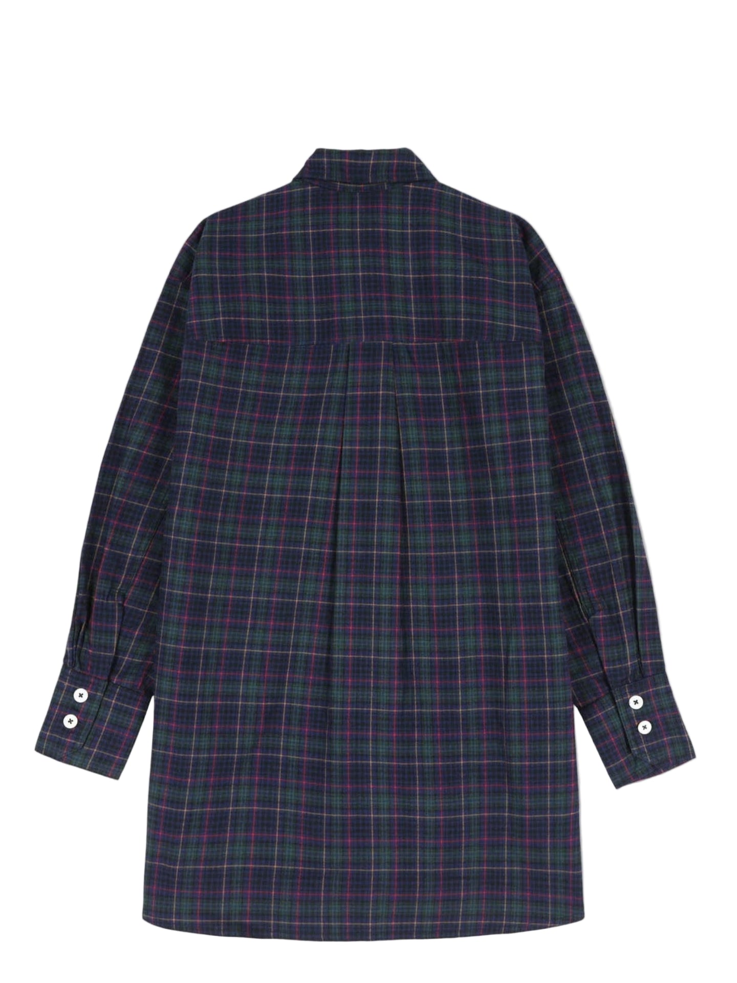 Plaid shirt on a light gray background