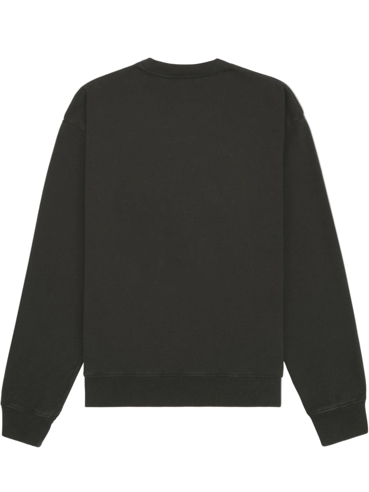 Black sweatshirt on a light gray background