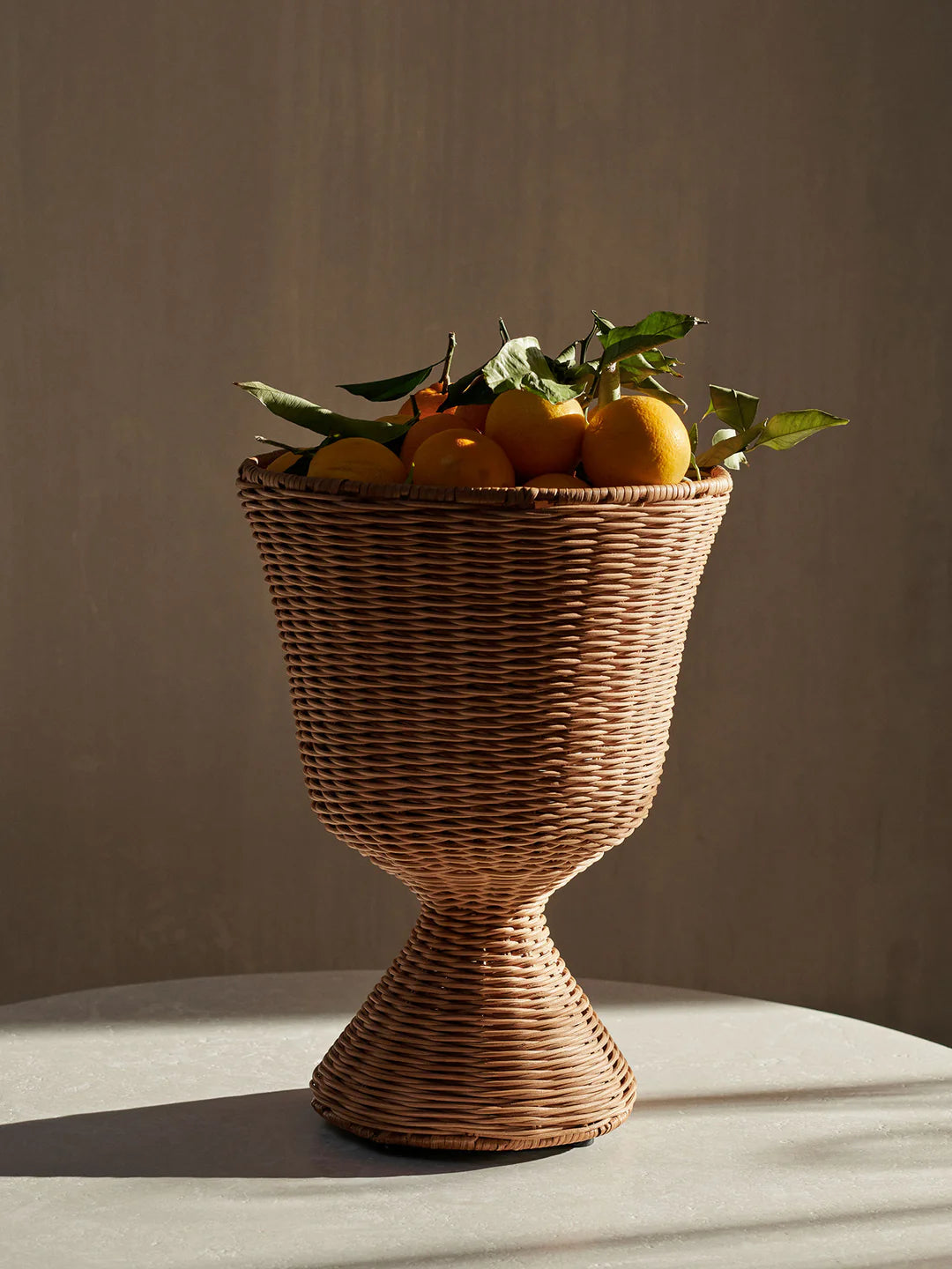 Agnes braided plant stand, low (45cm)