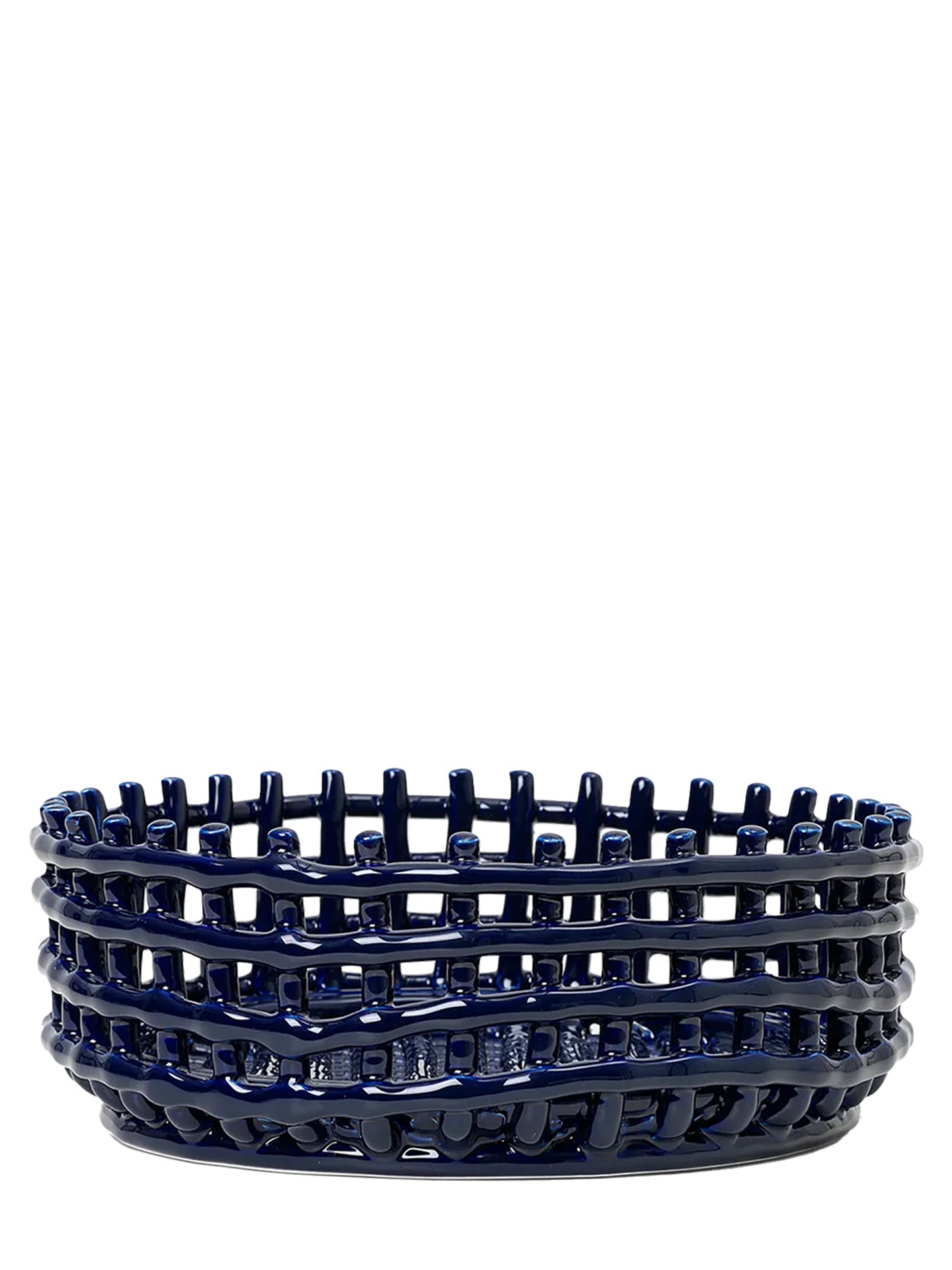 Ceramic centrepiece, blue