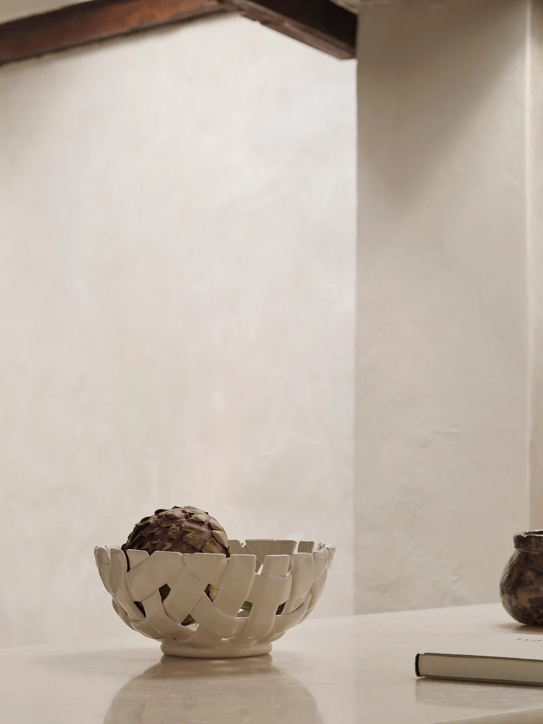 Plait bowl, off-white (Ø24)