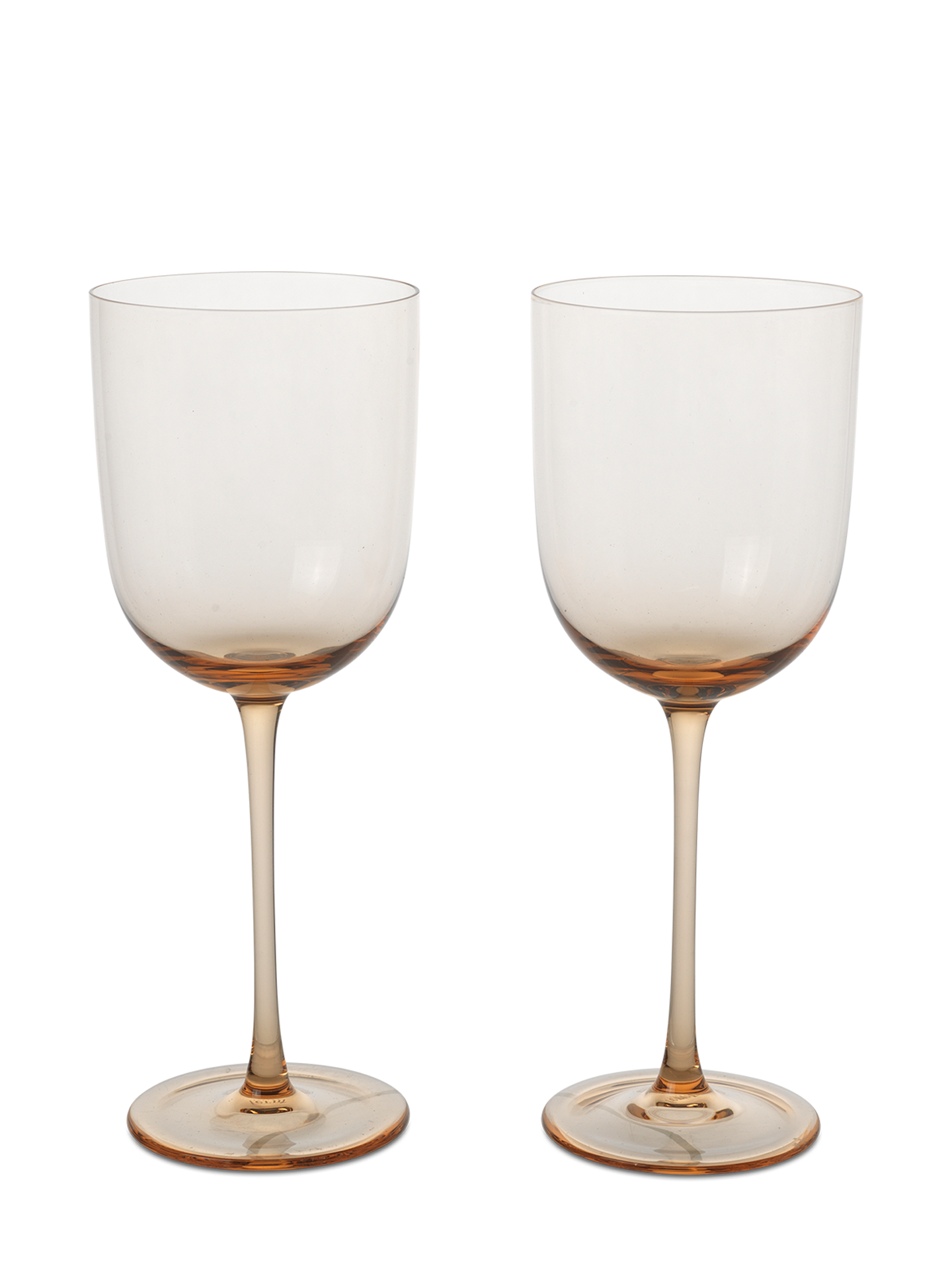 Rose Wine glasses, set of 2