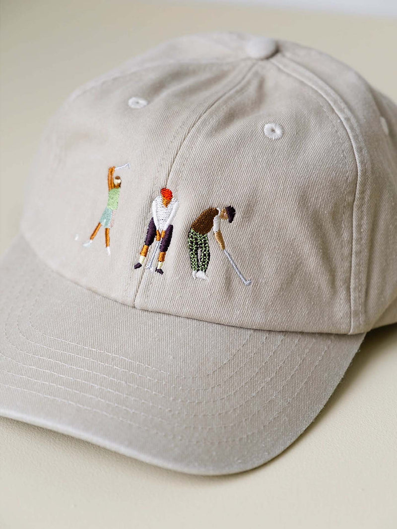 Golfers cap, vintage sand