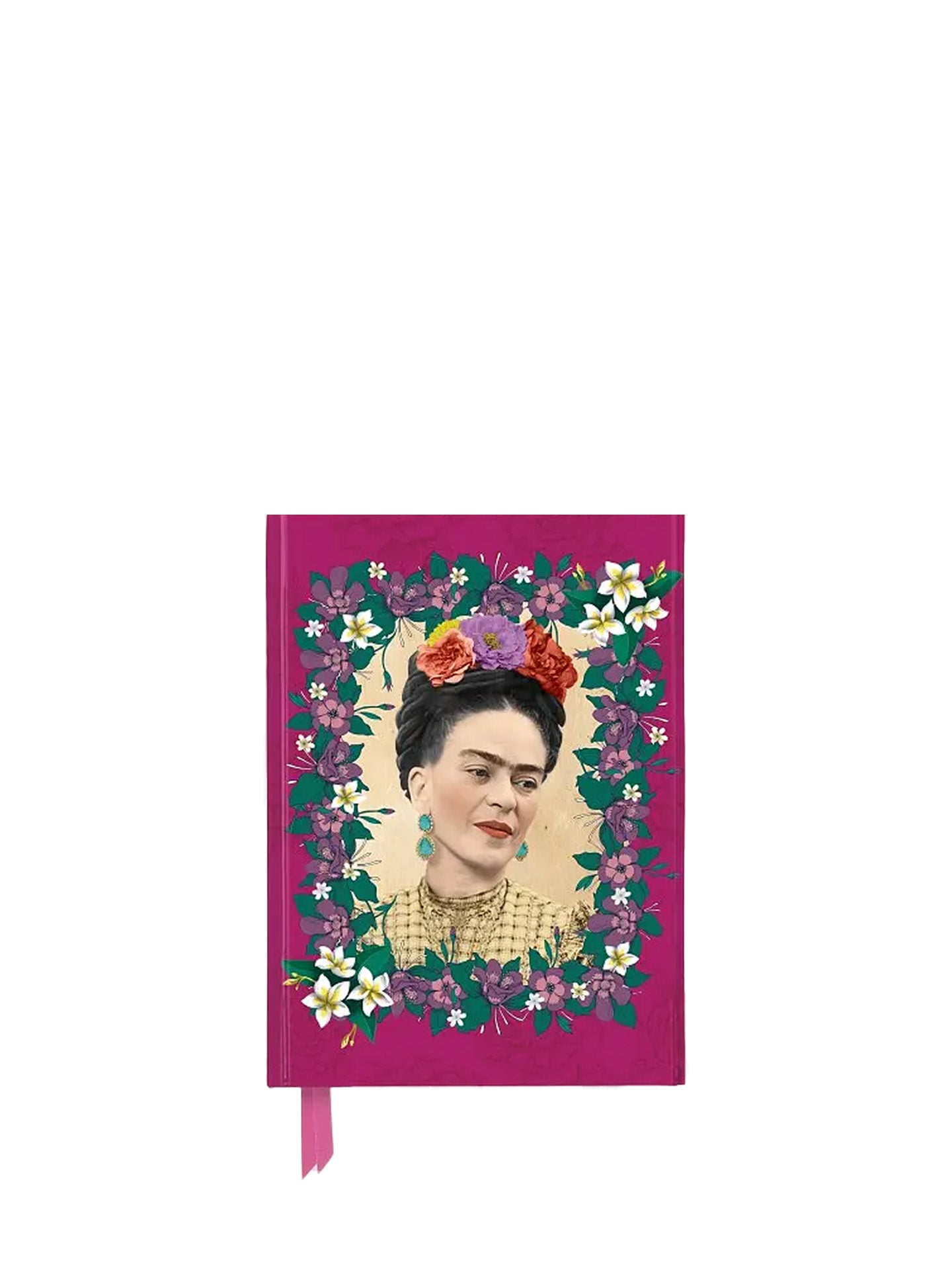 Foiled journal Dark Pink Frida Kahlo (A5)