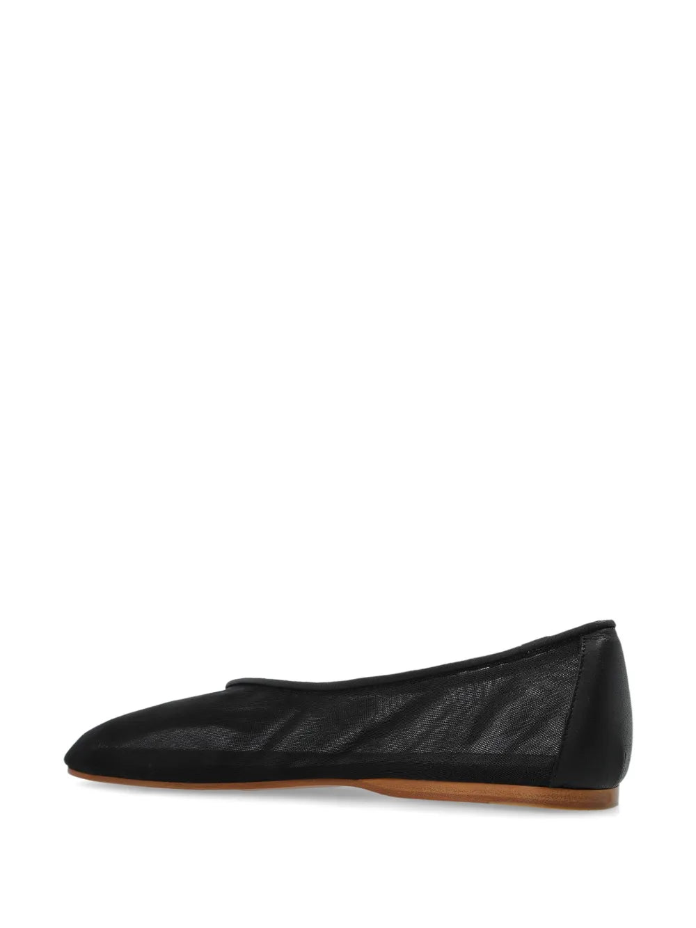 Tulle ballerina shoes, black