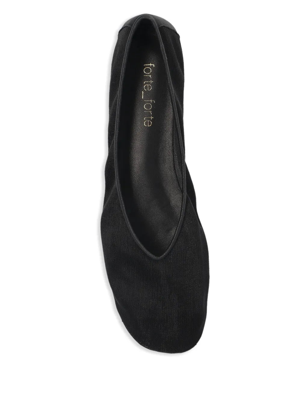 Tulle ballerina shoes, black