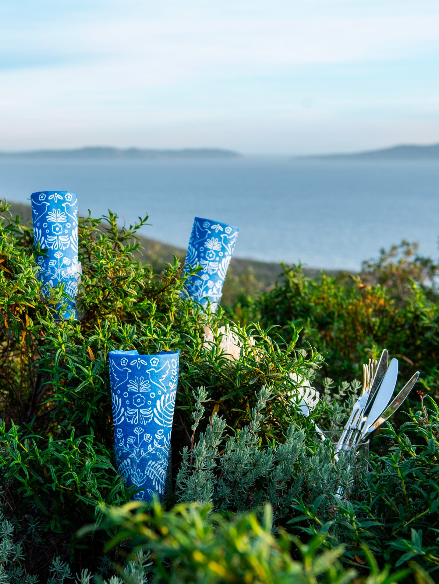 Dinner napkins (40x40cm), Amazonia Bleu