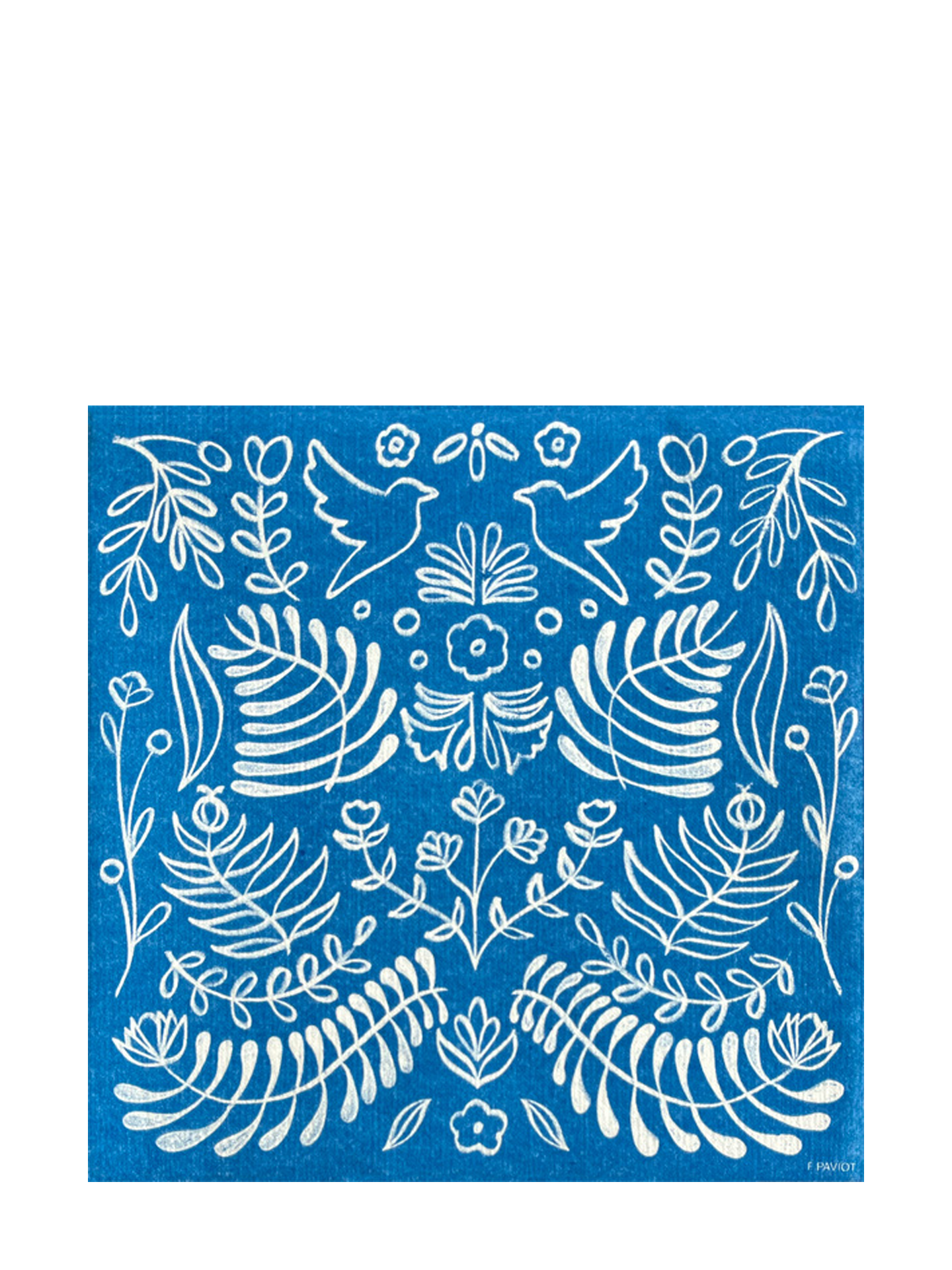 Dinner napkins (40x40cm), Amazonia Bleu