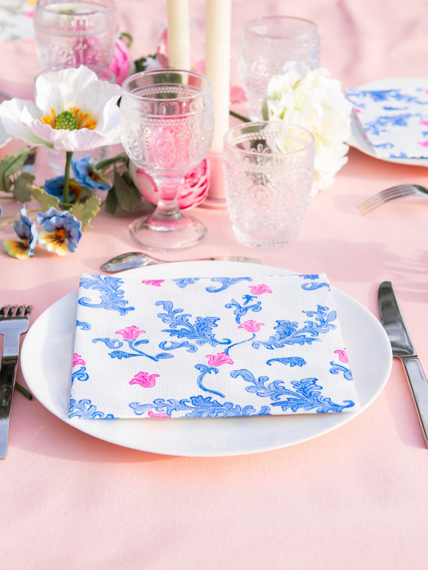 Dinner napkin (40x40cm), Trianon Bleu