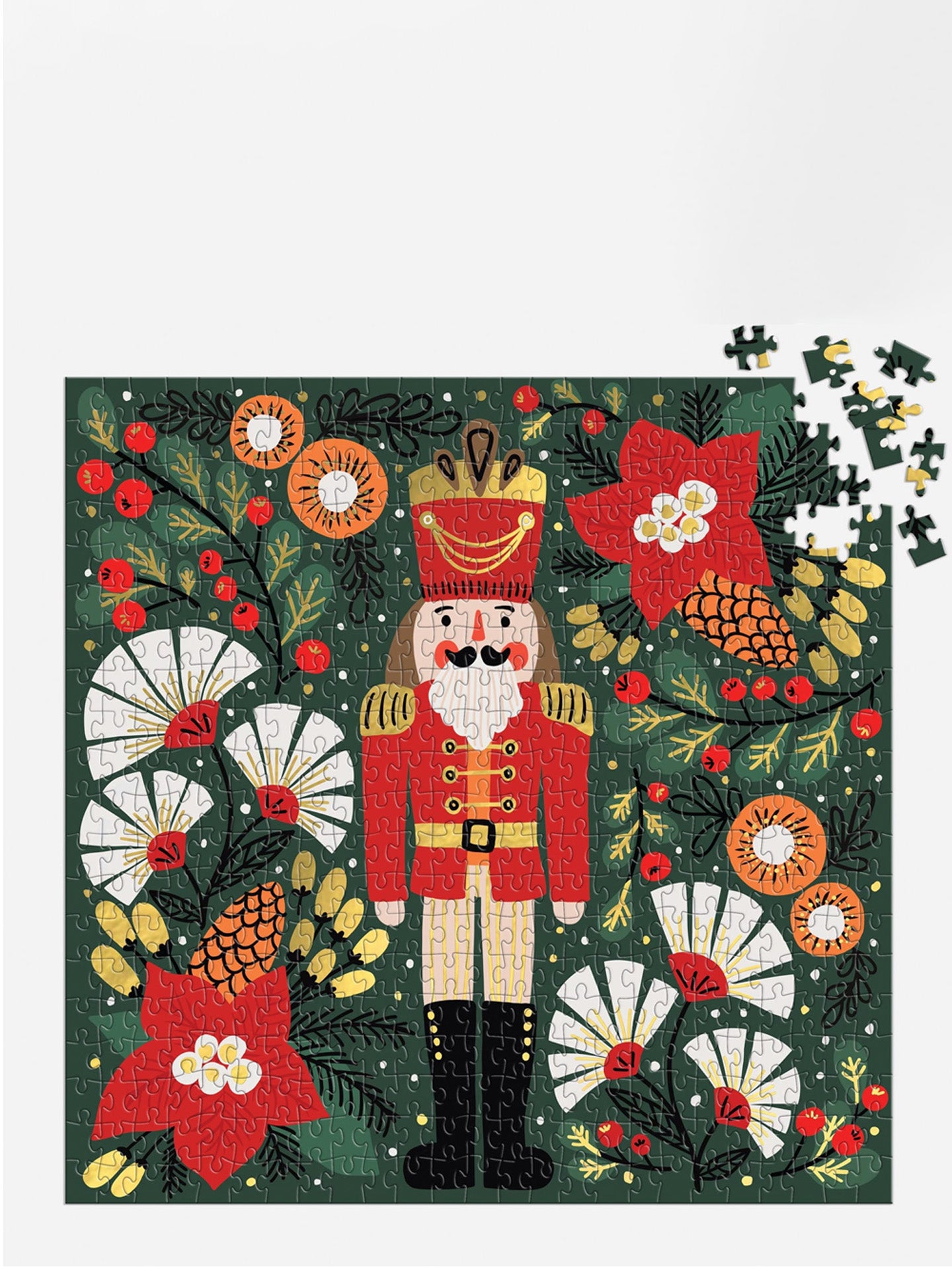 Merry nutcracker foil puzzle (500 pieces)