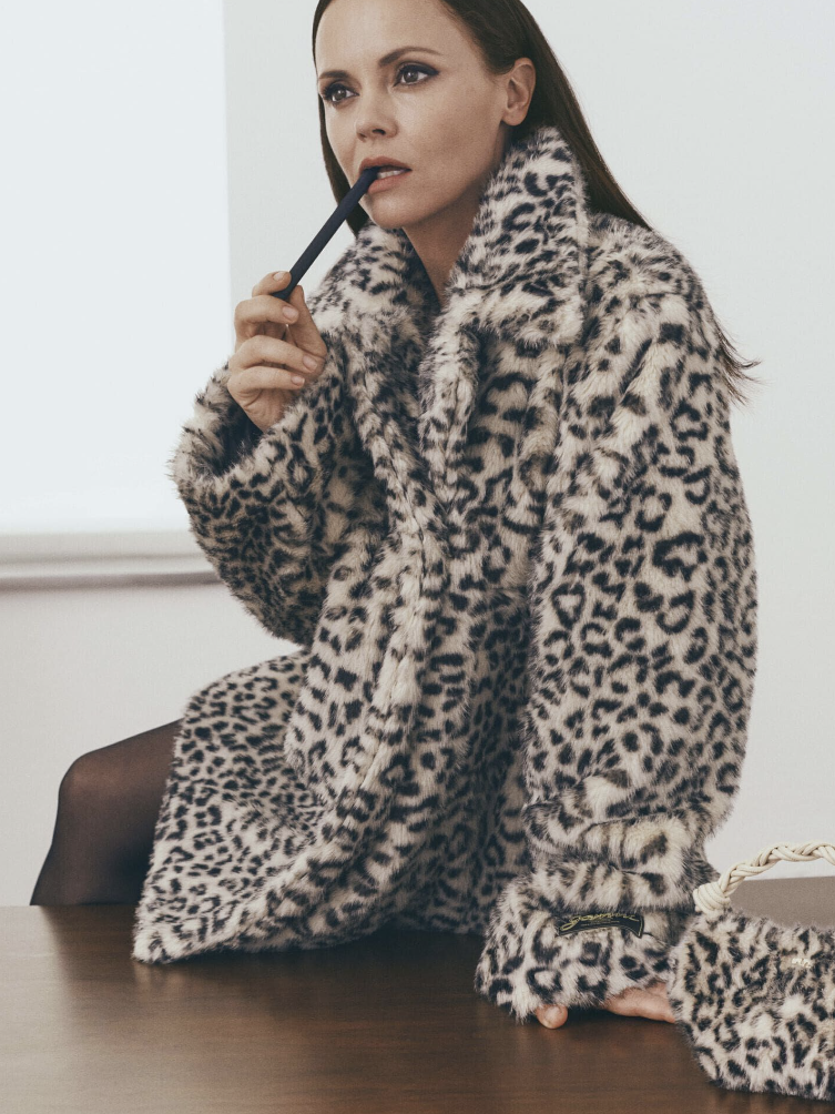Faux Fur Jacket, almond milk
