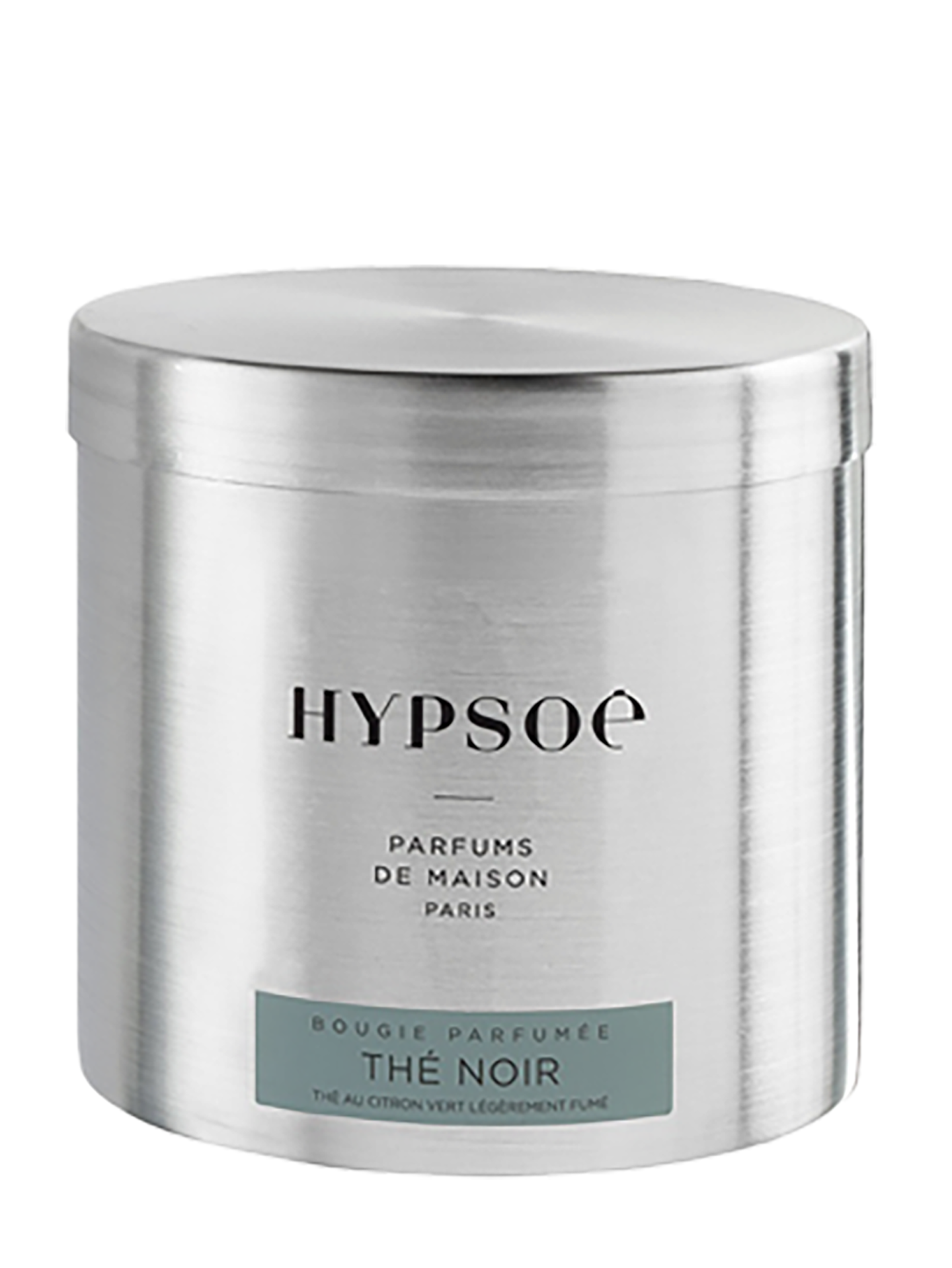 Tall Thé Noir Bougie Métal Candle 600g