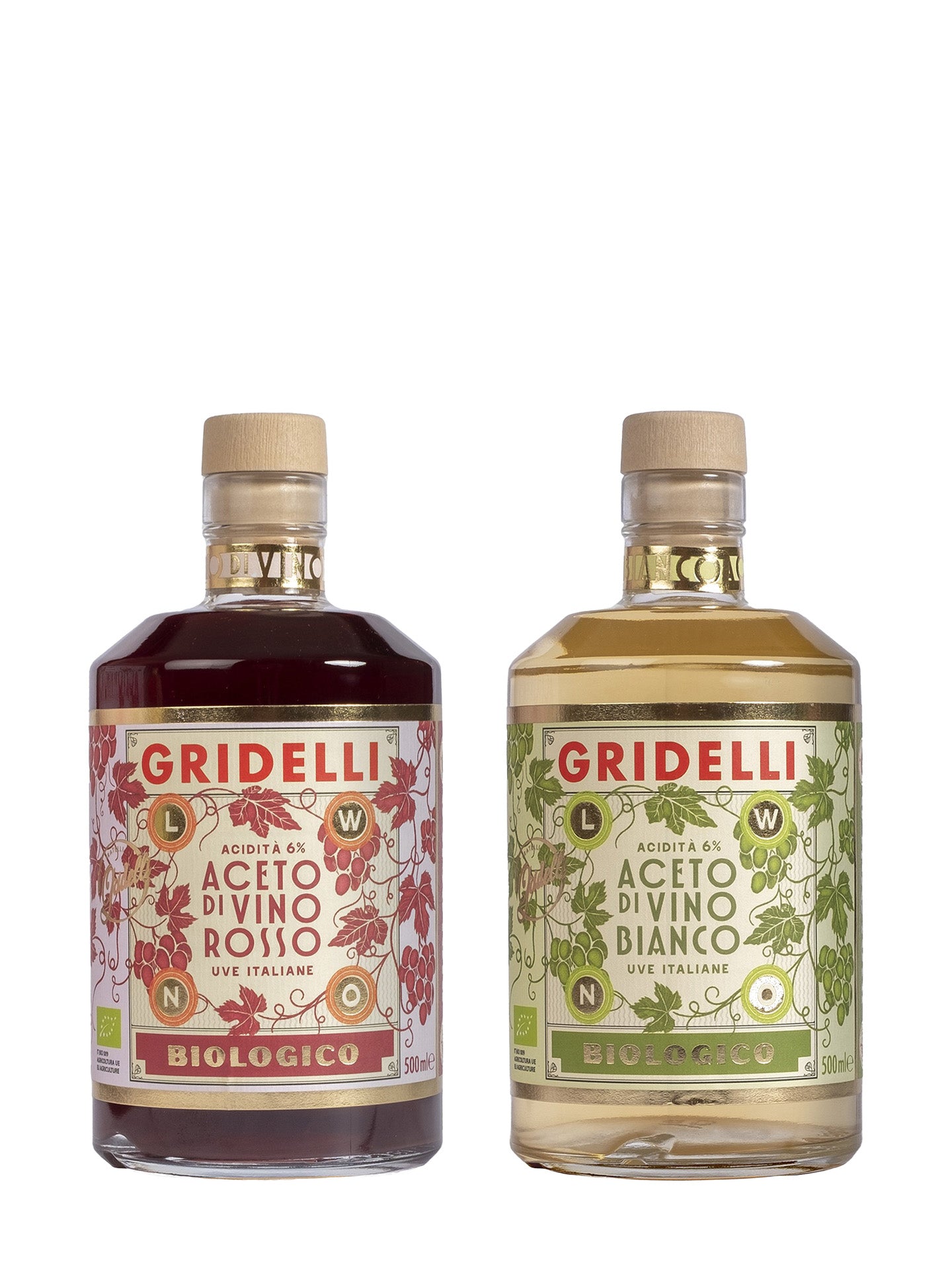 Organic white vinegar, Acetato di vino blanco (500 ml)