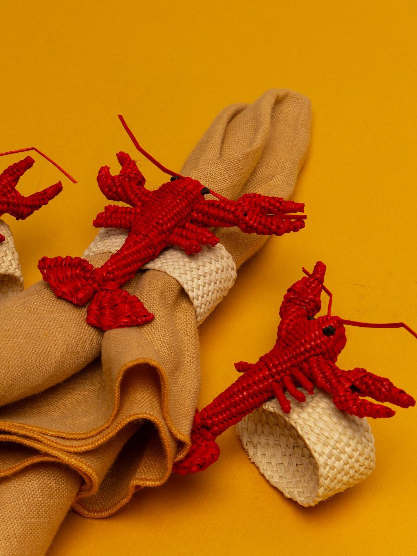 Lobster napkin ring